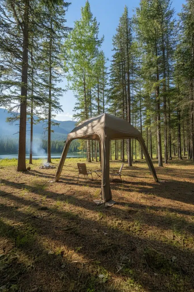 4 Mevsim Modüler Kamp Çadırı - Gölgelik Tente – Su Geçirmez Büyük Aile Çadırı 290x290x220cm