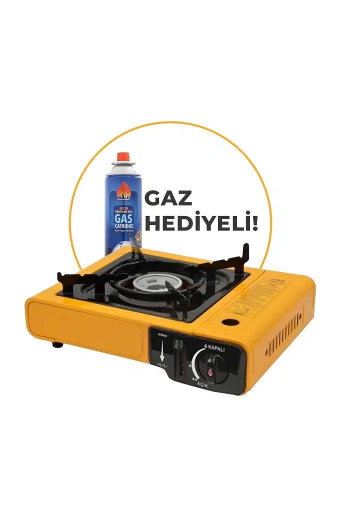 Fischer Tekli Portatif Çantalı Kamp Ocağı Stop Emniyetli