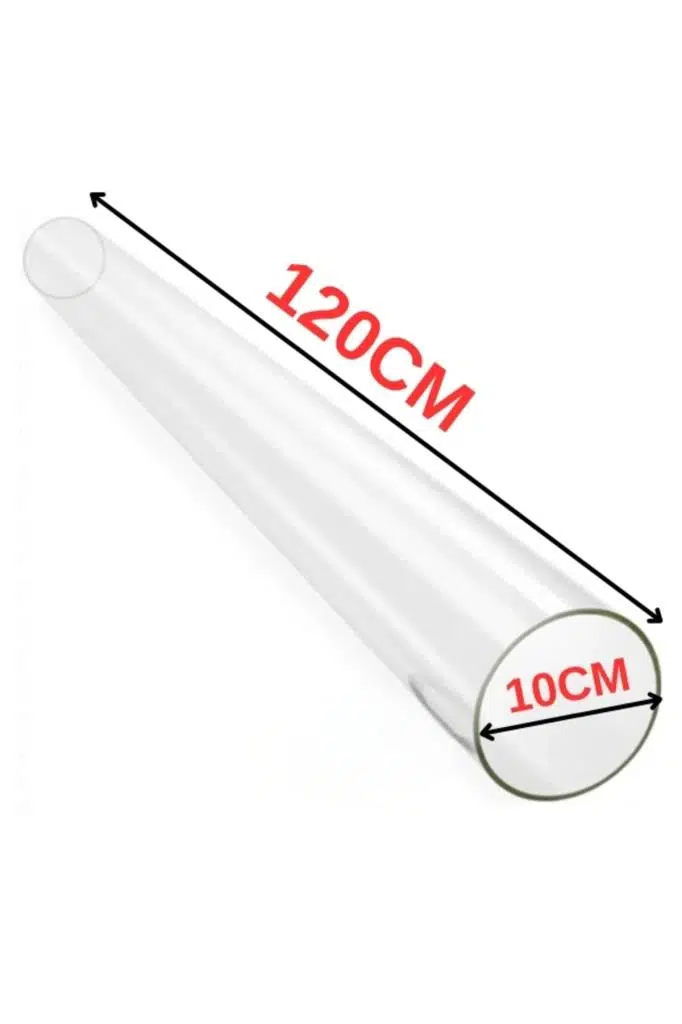 Füze Pelet Soba Camı Borusu (1200X100X2,5MM)