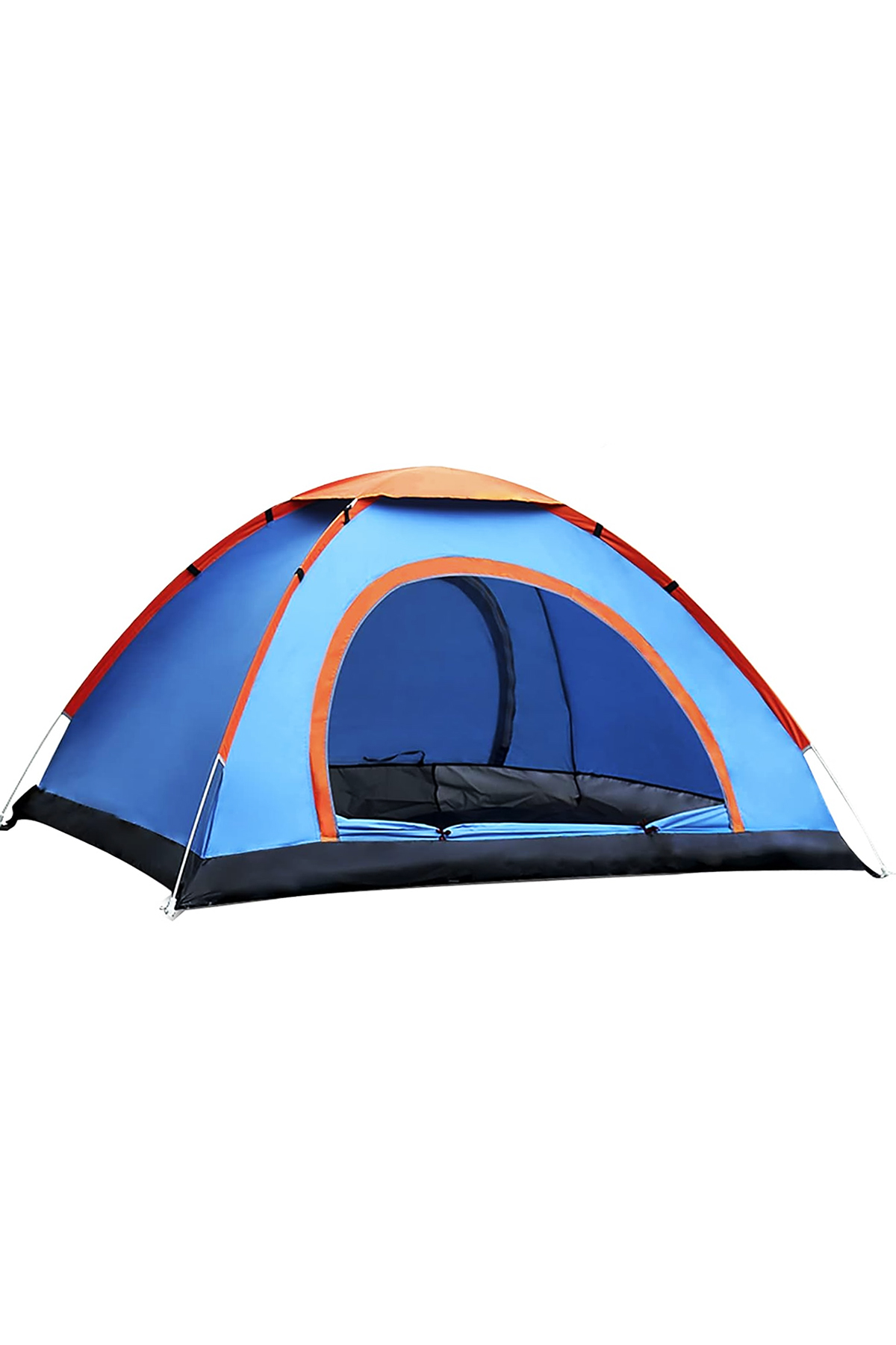 Kamp Çadırı 4 Kişilik Dayanıklı Kolay Kurulum Renkli 200x200x135